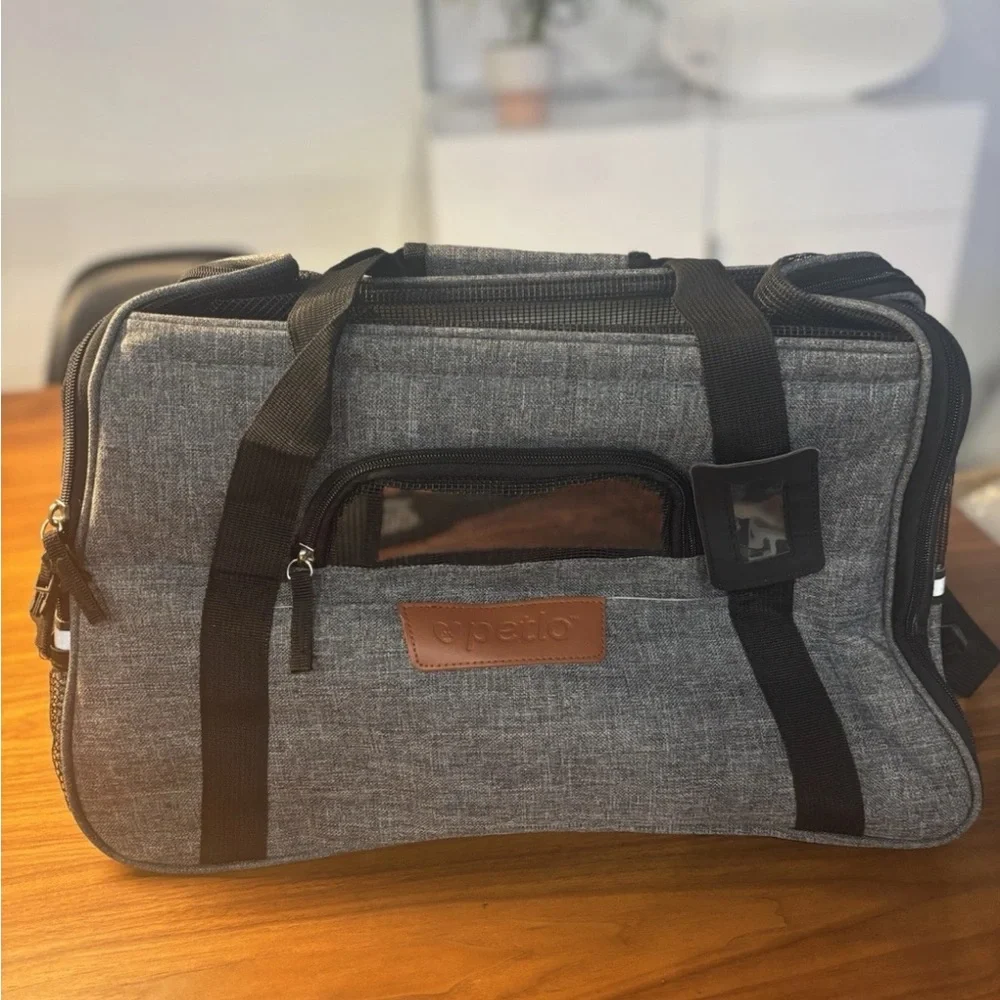 Petlo Pet Carrier Bag for Dogs - Gray